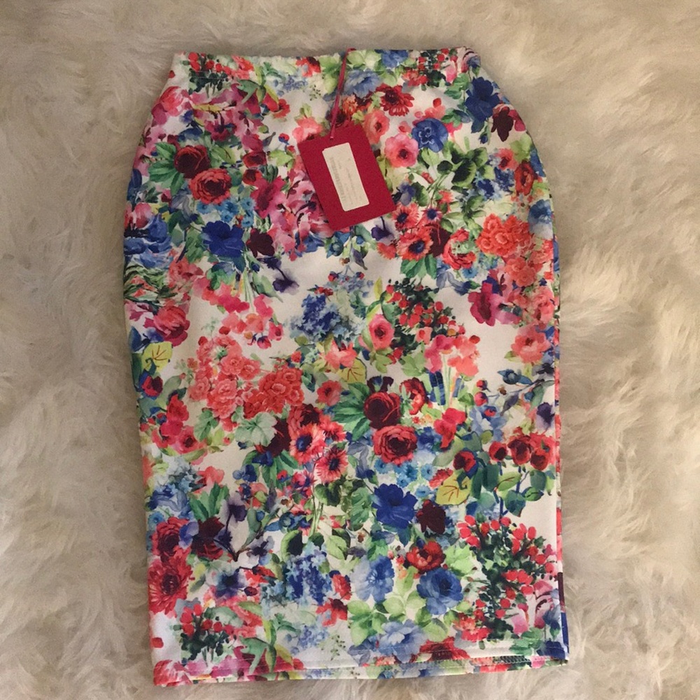 Floral skirt